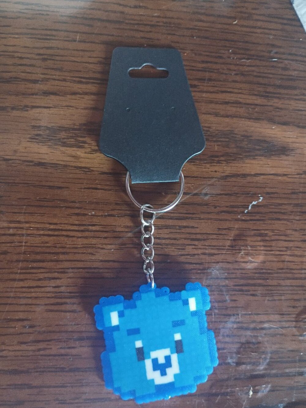 Handmade Grumpy Bear Keychain
